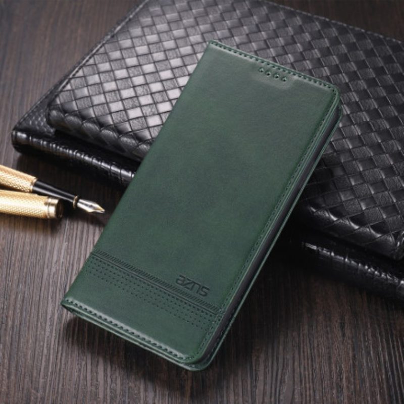 Folio Cover Xiaomi Redmi Note 10 / 10S Custodia in pelle Stile In Pelle Azns