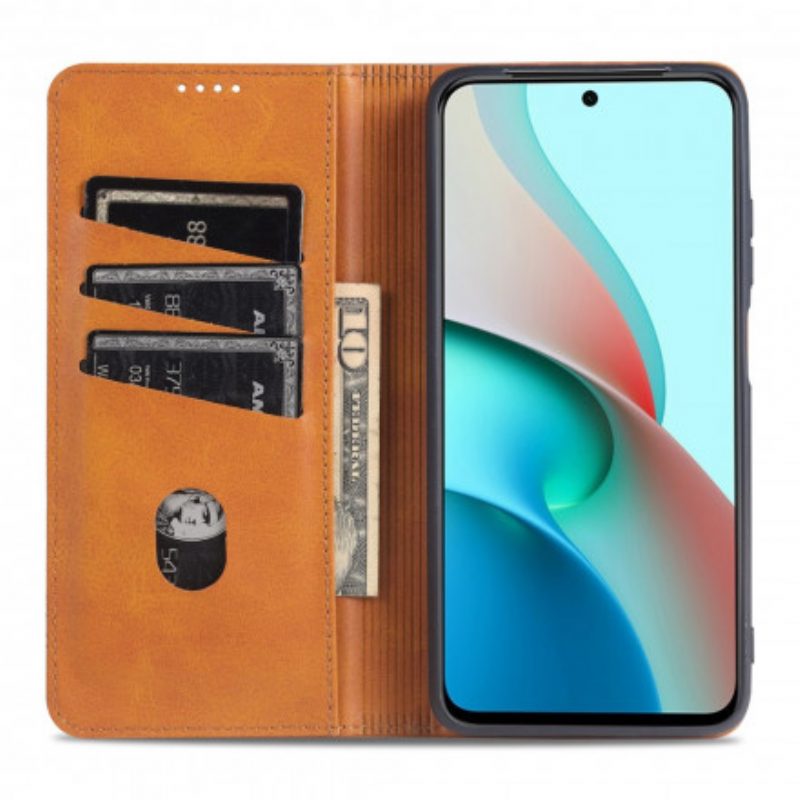 Folio Cover Xiaomi Redmi Note 10 / 10S Custodia in pelle Stile In Pelle Azns