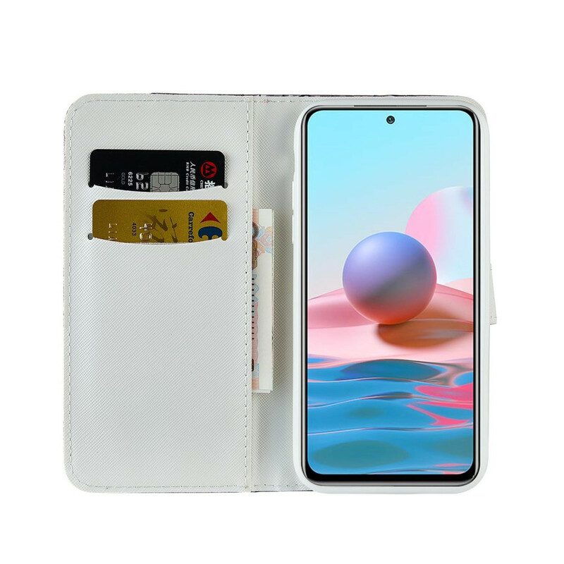 Folio Cover Xiaomi Redmi Note 10 / 10S Diamanti Coccodrillo