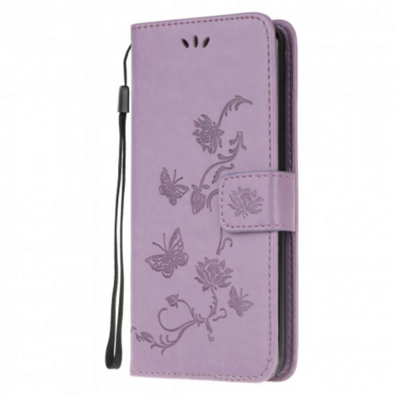 Folio Cover Xiaomi Redmi Note 10 / 10S Farfalle E Fiori