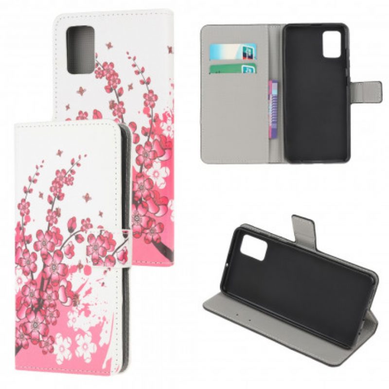 Folio Cover Xiaomi Redmi Note 10 / 10S Fiori Tropicali