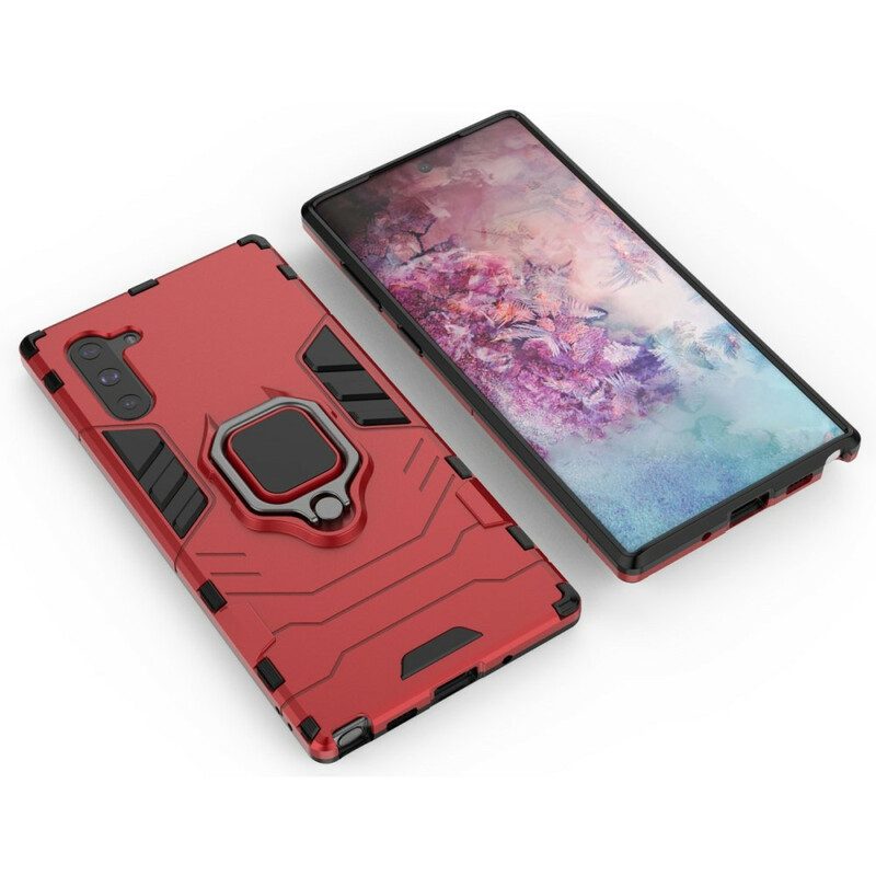 Cover Samsung Galaxy Note 10 Anello Resistente