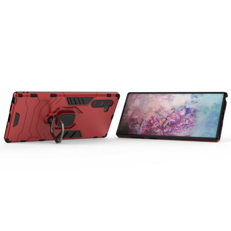 Cover Samsung Galaxy Note 10 Anello Resistente