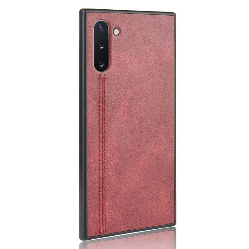 Cover Samsung Galaxy Note 10 Effetto Pelle Couture