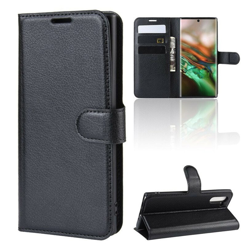 Custodia in pelle Samsung Galaxy Note 10 Classico