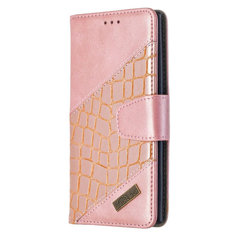 Custodia in pelle Samsung Galaxy Note 10 Classico Effetto Pelle Di Coccodrillo