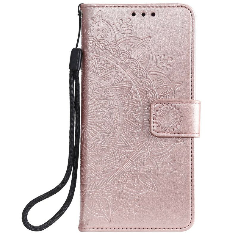 Custodia in pelle Samsung Galaxy Note 10 Mandala Del Sole