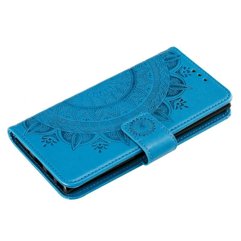 Custodia in pelle Samsung Galaxy Note 10 Mandala Del Sole