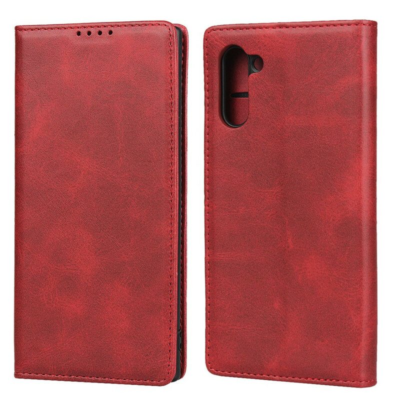 Folio Cover Samsung Galaxy Note 10 Custodia in pelle Eleganza Pura