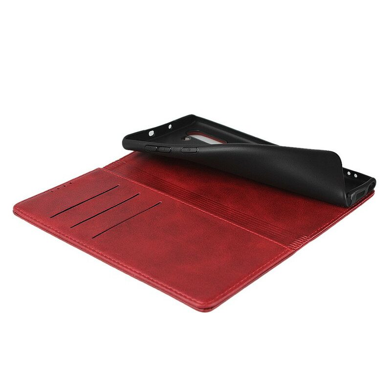 Folio Cover Samsung Galaxy Note 10 Custodia in pelle Eleganza Pura