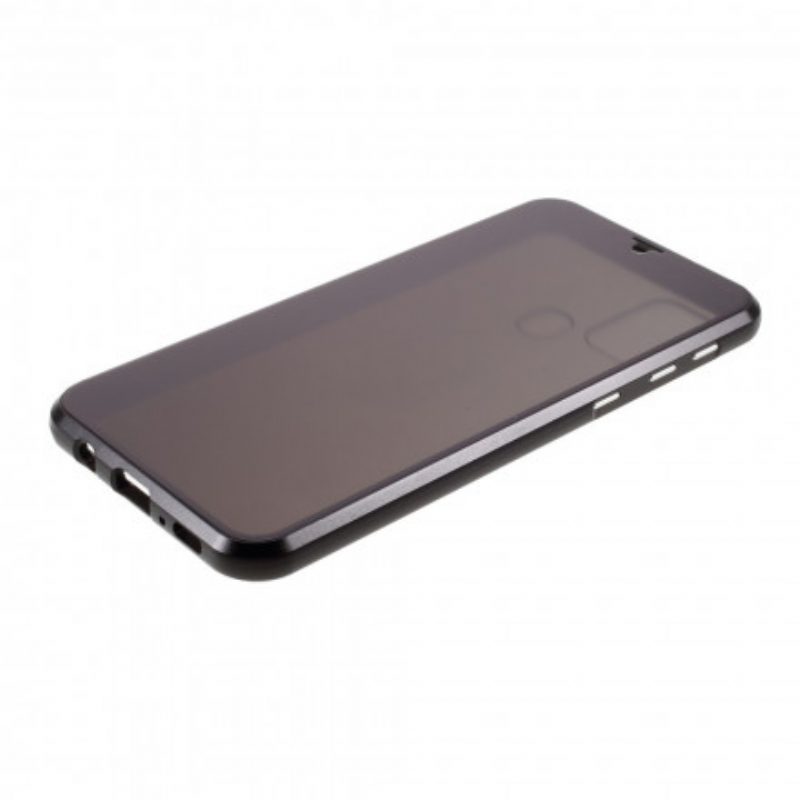 Cover Samsung Galaxy M31 Bordi In Metallo E Vetro Temperato