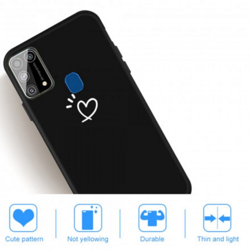 Cover Samsung Galaxy M31 Cuore Pulsante In Silicone