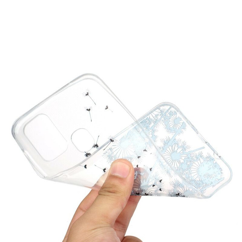 Cover Samsung Galaxy M31 Denti Di Leone Neri Senza Cuciture