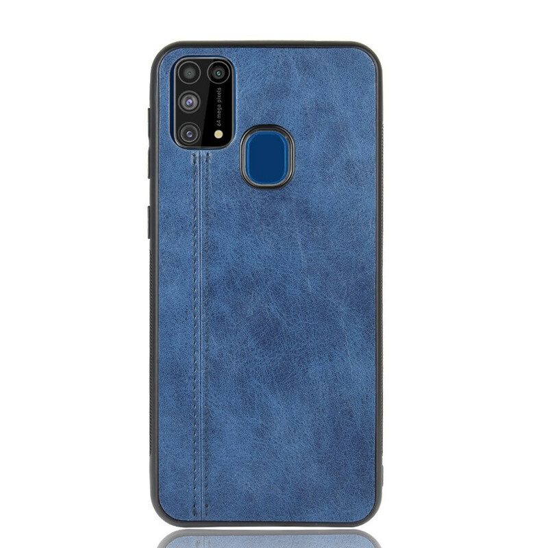 Cover Samsung Galaxy M31 Effetto Pelle Couture