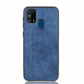 Cover Samsung Galaxy M31 Effetto Pelle Couture