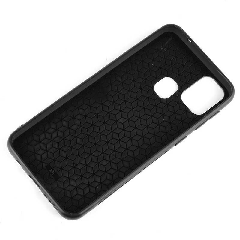 Cover Samsung Galaxy M31 Effetto Pelle Couture