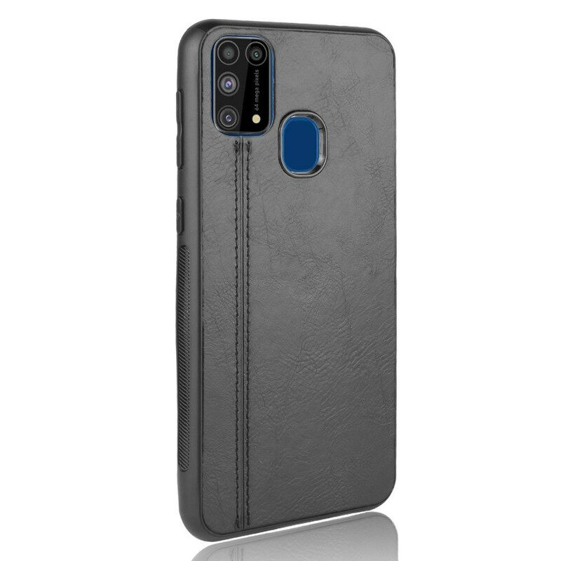 Cover Samsung Galaxy M31 Effetto Pelle Couture