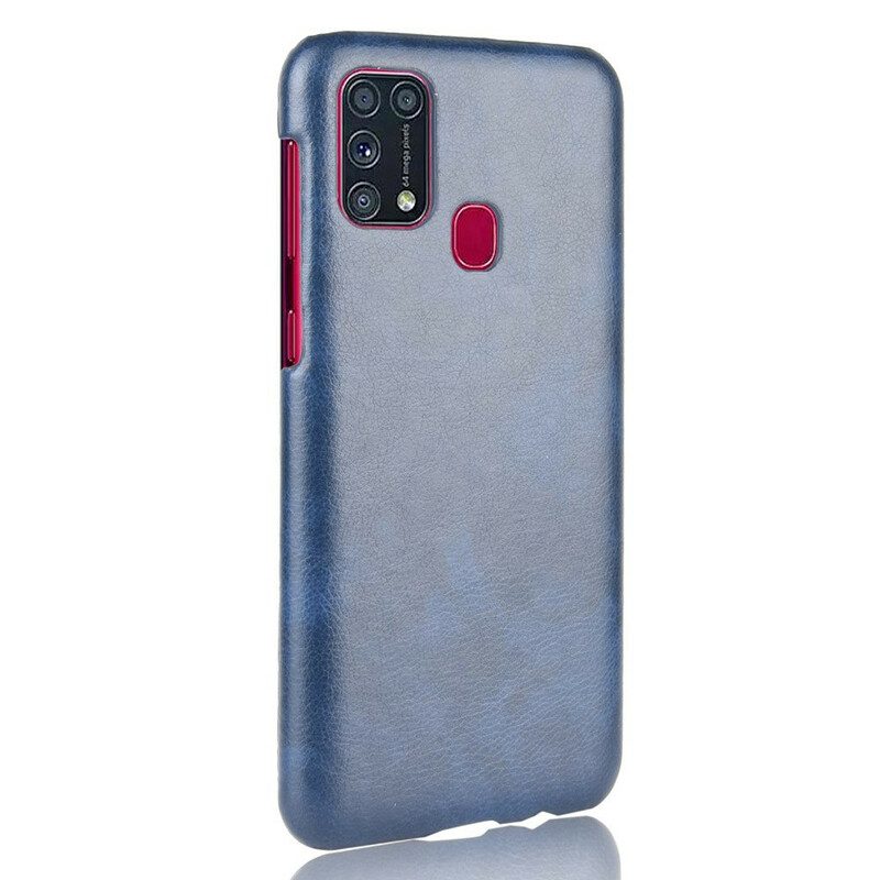 Cover Samsung Galaxy M31 Litchi Performance Effetto Pelle