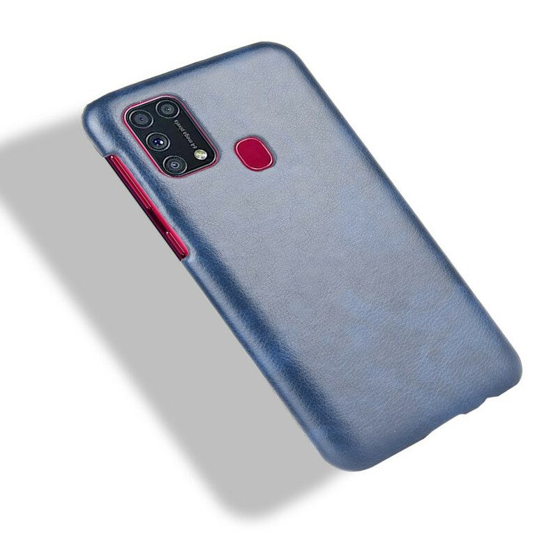 Cover Samsung Galaxy M31 Litchi Performance Effetto Pelle