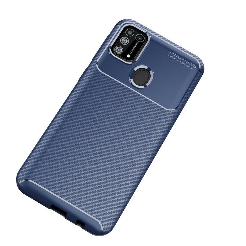 Cover Samsung Galaxy M31 Struttura Flessibile In Fibra Di Carbonio