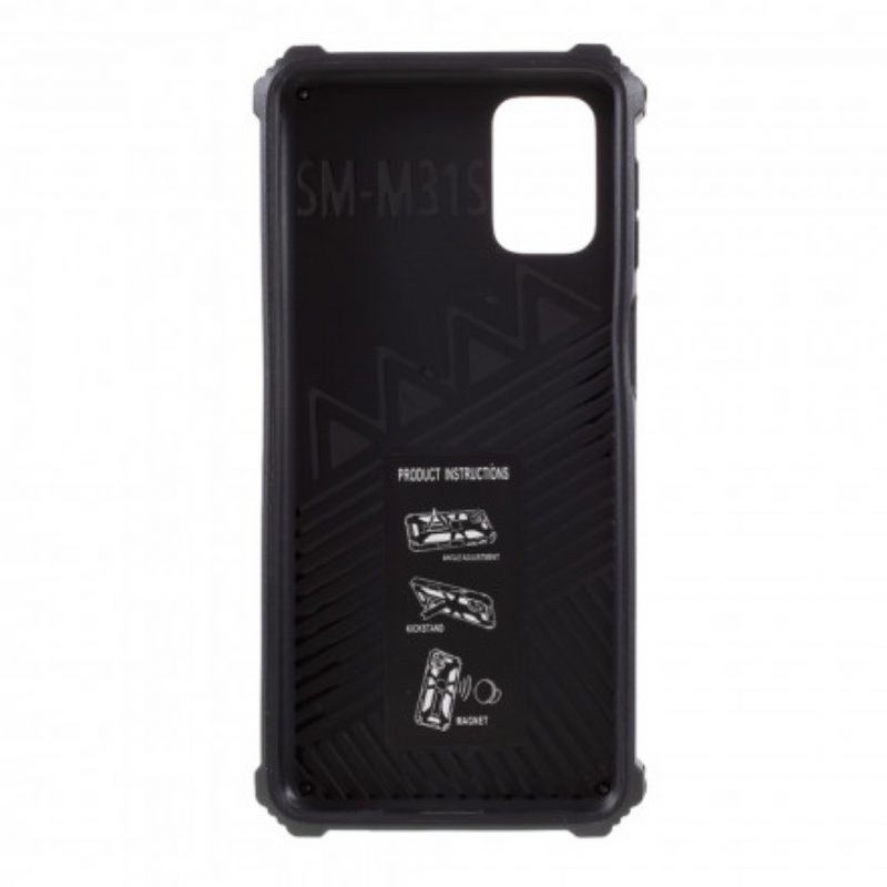 Cover Samsung Galaxy M31 Supporto Removibile Bicolore