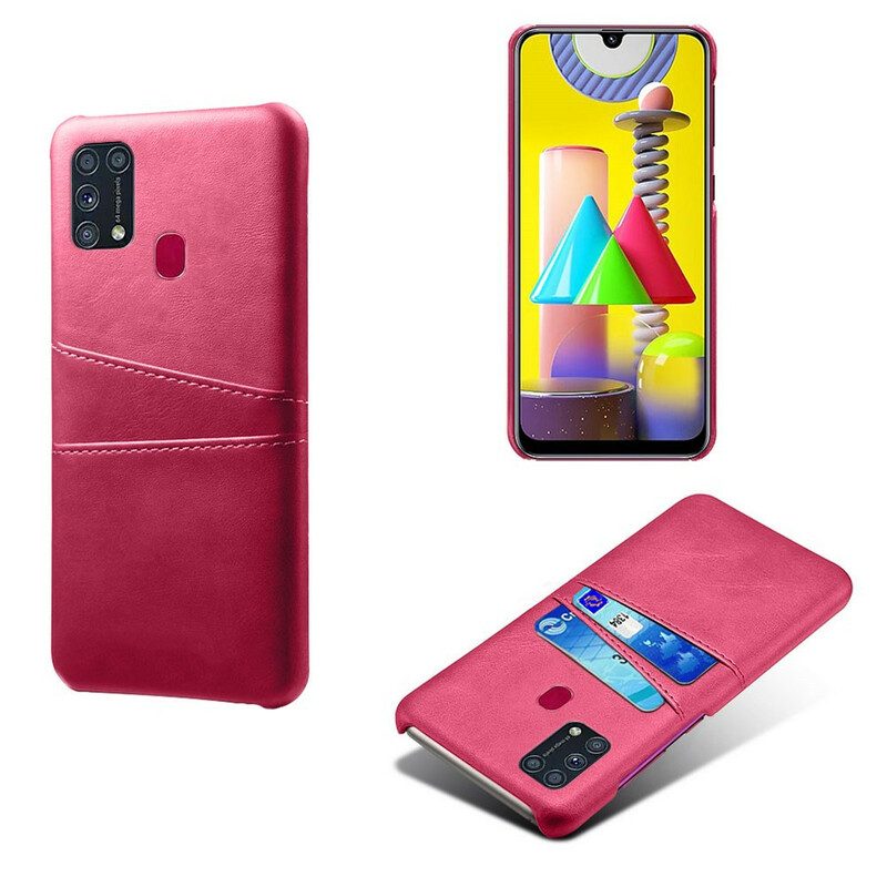 Cover Samsung Galaxy M31 Titolare Della Carta