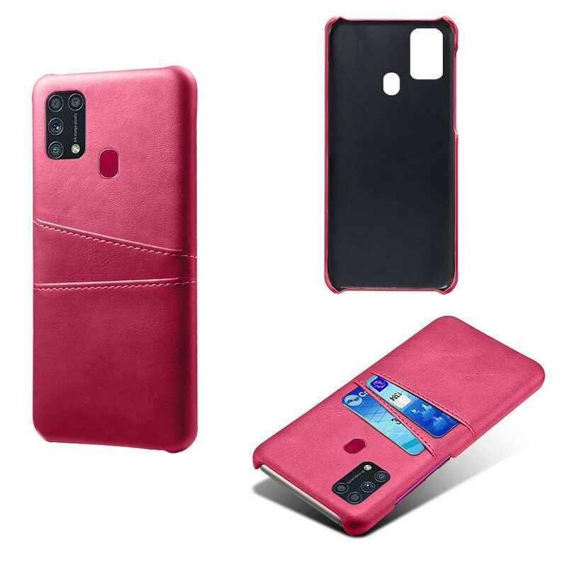 Cover Samsung Galaxy M31 Titolare Della Carta