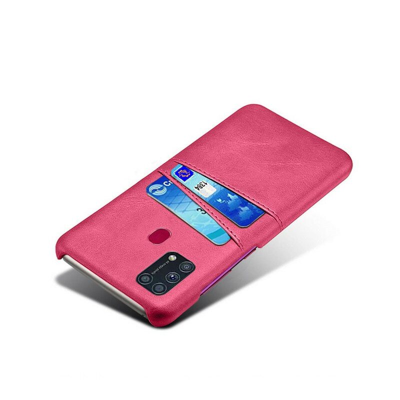 Cover Samsung Galaxy M31 Titolare Della Carta