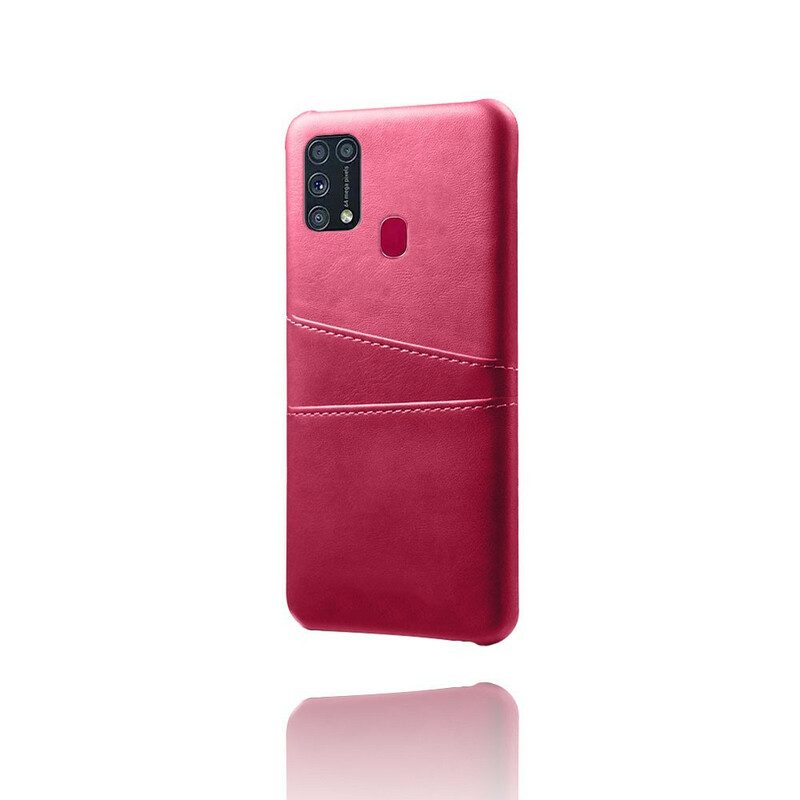 Cover Samsung Galaxy M31 Titolare Della Carta