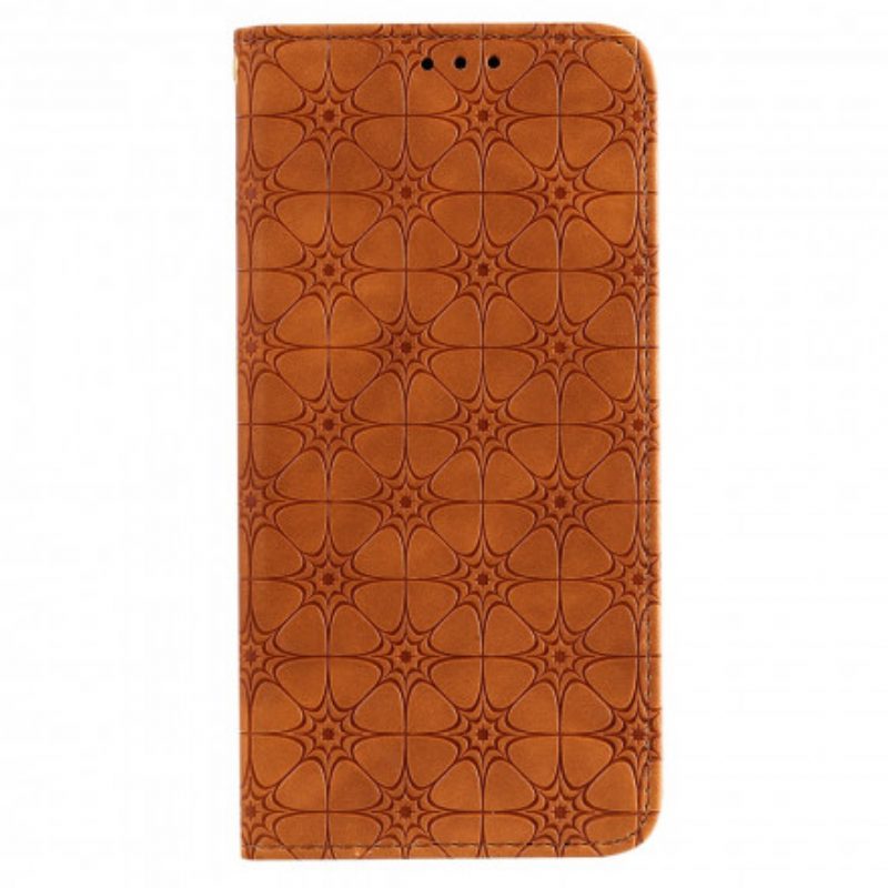 Folio Cover Samsung Galaxy M31 Custodia in pelle Fiori Barocchi