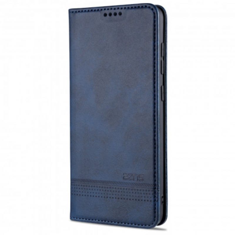 Folio Cover Samsung Galaxy M31 Custodia in pelle Stile In Pelle Azns