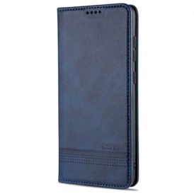 Folio Cover Samsung Galaxy M31 Custodia in pelle Stile In Pelle Azns