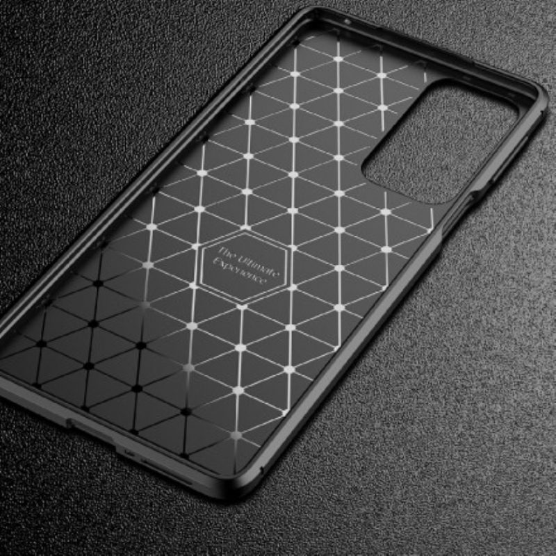 Cover Motorola Edge 20 Struttura Flessibile In Fibra Di Carbonio