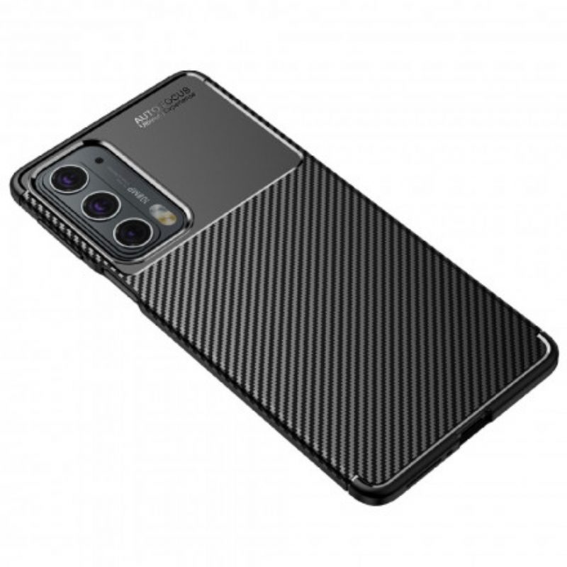 Cover Motorola Edge 20 Struttura Flessibile In Fibra Di Carbonio