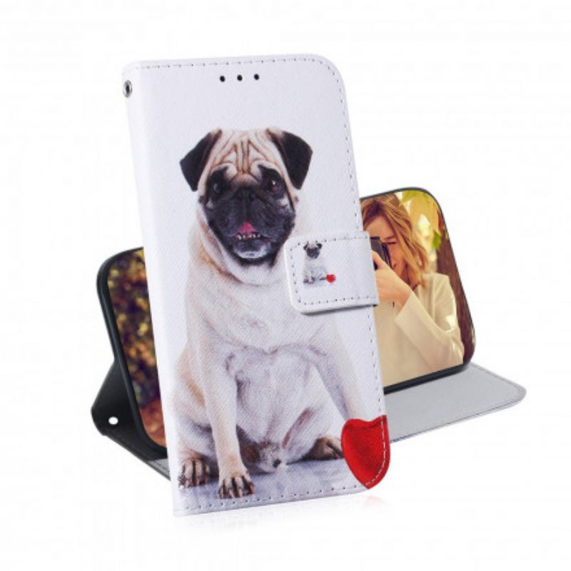 Folio Cover Motorola Edge 20 Cane Carlino