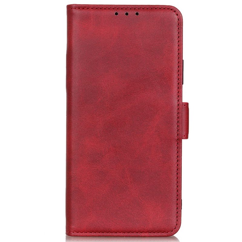 Custodia in pelle Huawei Nova 8i Folio Cover Doppio Lembo