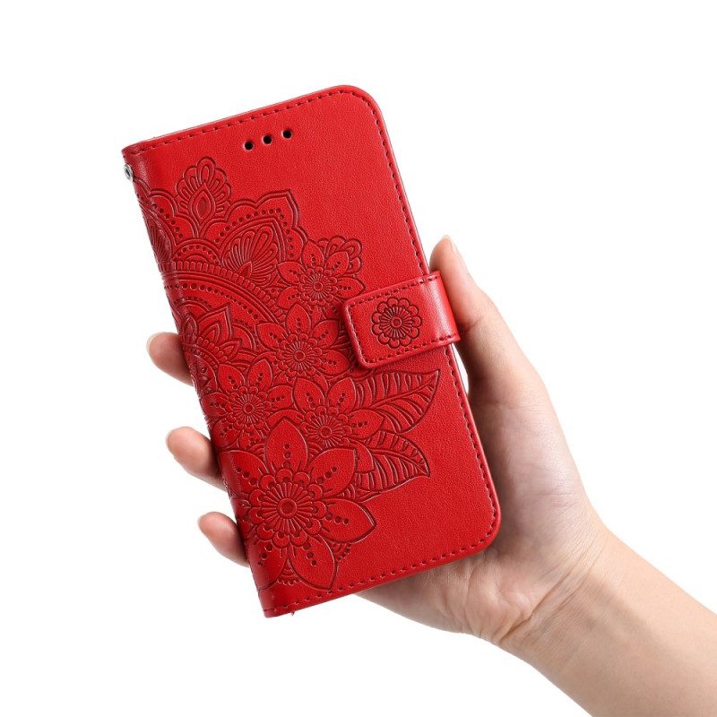 Custodia in pelle Huawei Nova 8i Mandala