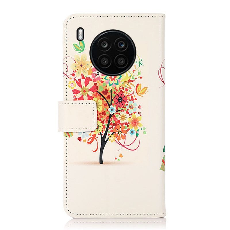 Folio Cover Huawei Nova 8i Albero In Fiore