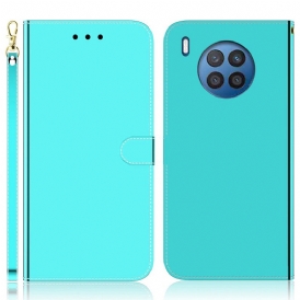 Folio Cover Huawei Nova 8i Copri Specchietto In Ecopelle