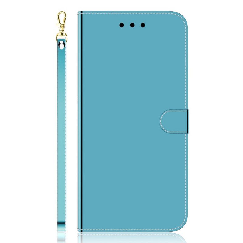 Folio Cover Huawei Nova 8i Copri Specchietto In Ecopelle