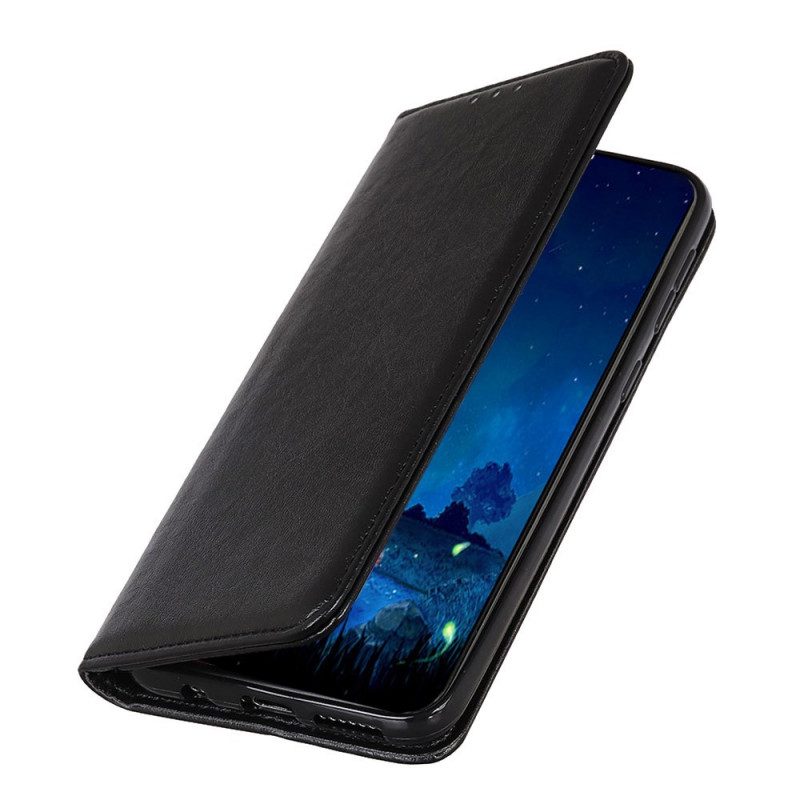 Folio Cover Huawei Nova 8i Custodia in pelle Crosta Di Pelle Opaca