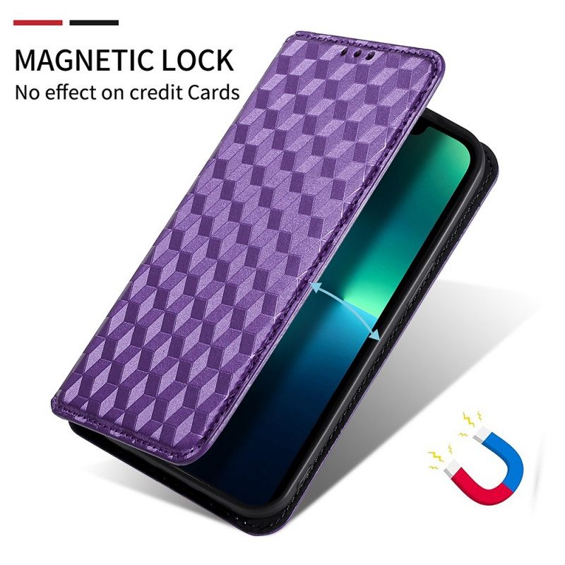 Folio Cover Huawei Nova 8i Custodia in pelle Effetto Pelle Diamante