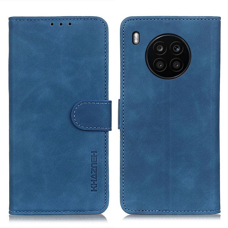 Folio Cover Huawei Nova 8i Khazneh Effetto Pelle Vintage