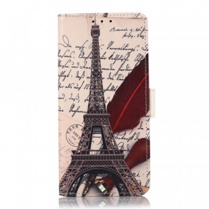 Folio Cover Huawei Nova 8i Torre Eiffel Del Poeta