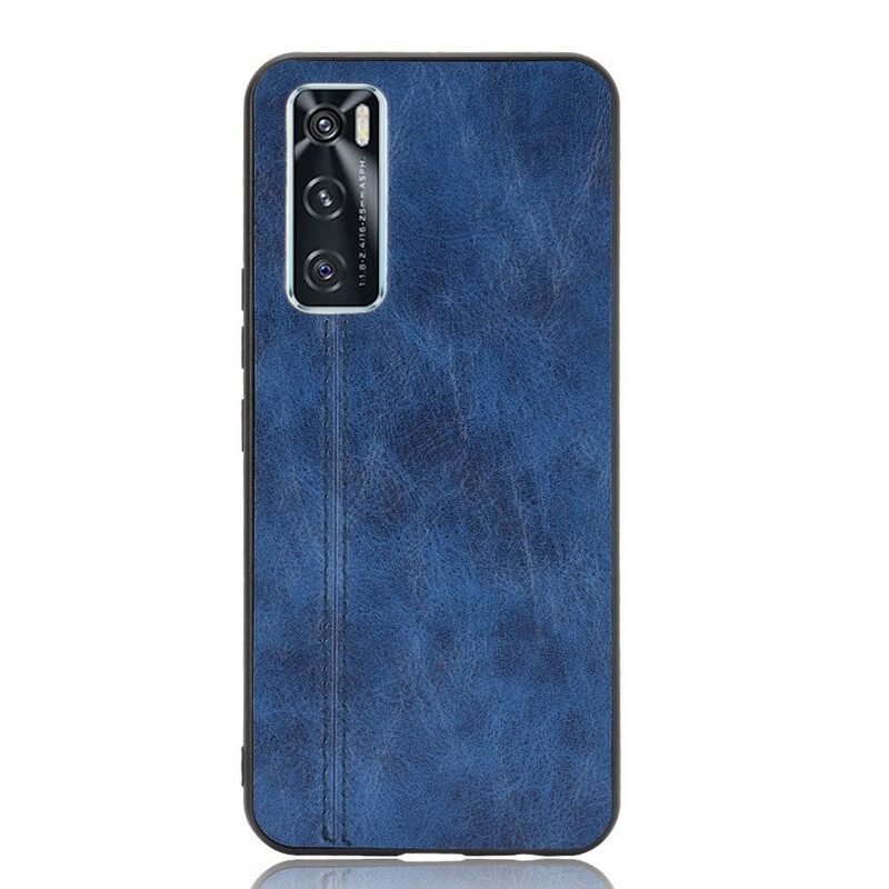 Cover Vivo Y70 Cuciture In Pelle Stile