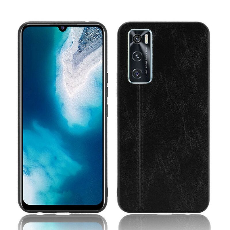 Cover Vivo Y70 Cuciture In Pelle Stile