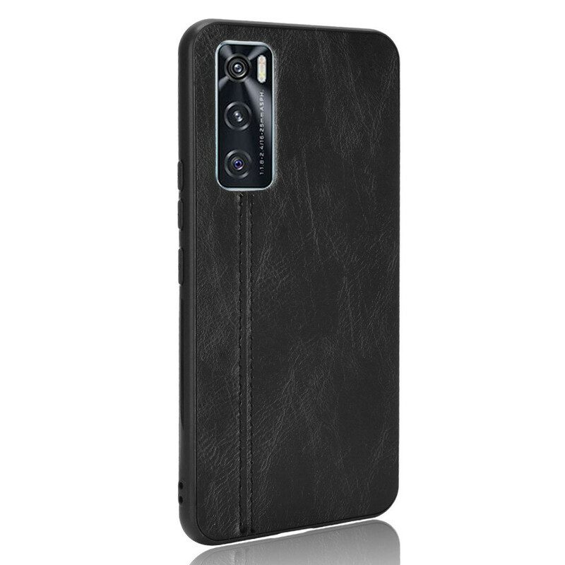 Cover Vivo Y70 Cuciture In Pelle Stile