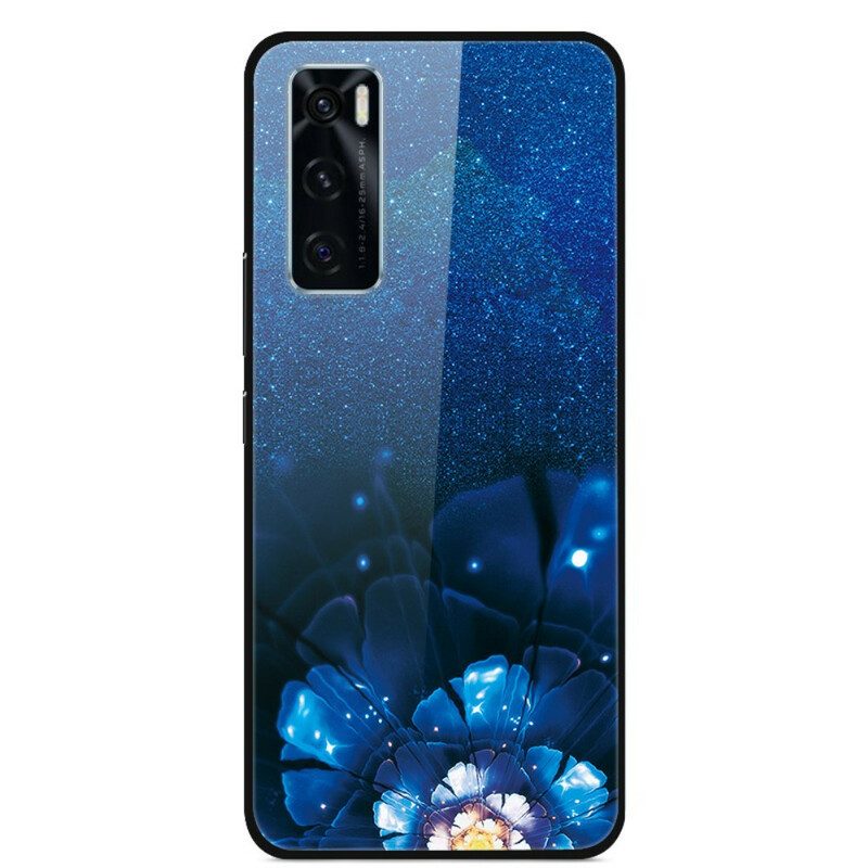 Cover Vivo Y70 Vetro Temperato Fantasia Fiori