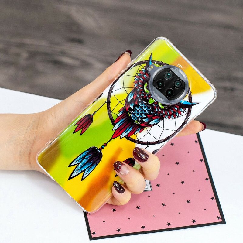 Cover Xiaomi Redmi Note 9 Pro 5G Acchiappasogni Al Neon