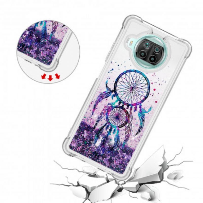 Cover Xiaomi Redmi Note 9 Pro 5G Acchiappasogni Glitterato